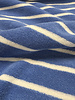Madeline jeans blue/white striped - sponge stretch terry cloth