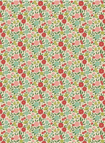 Tilda Janice - Green - Wallflower - cotton