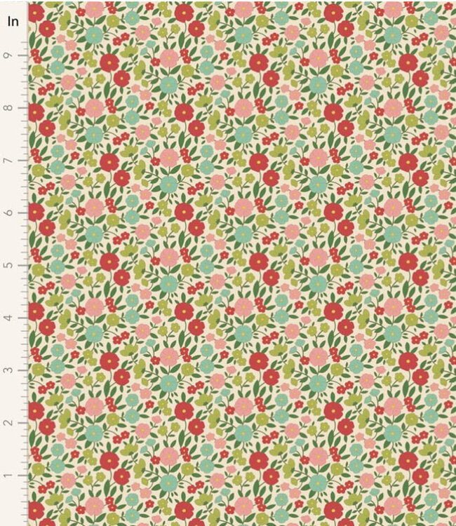 Tilda Janice - Green - Wallflower- katoentje