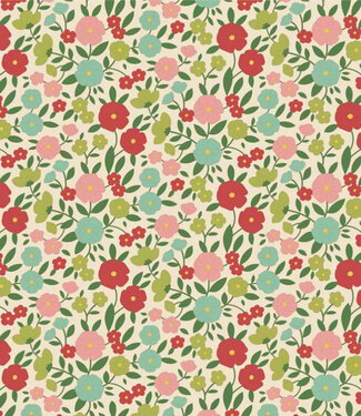 Tilda Janice - Green - Wallflower - cotton