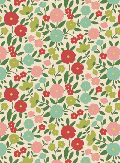 Tilda Janice - Green - Wallflower- katoentje