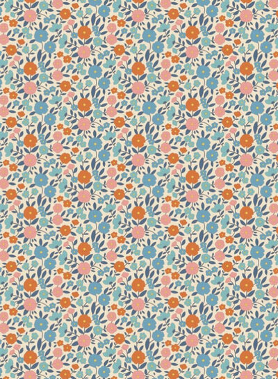 Tilda Janice - Blue - Wallflower katoentje