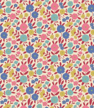 Tilda Janice - Red - Wallflower cotton