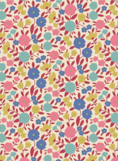 Tilda Janice - Red - Wallflower cotton