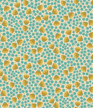 Tilda Bellflower - Teal - Wallflower - cotton