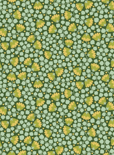 Tilda Bellflower - Pine - Wallflower - cotton