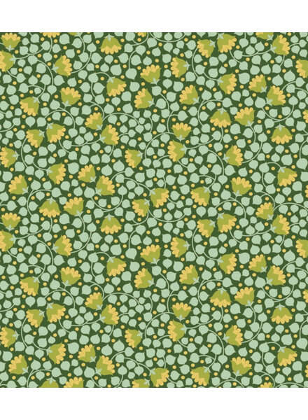 Tilda Bellflower - Pine - Wallflower - cotton