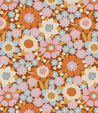 Tilda Lauren - Caramel - Wallflower - cotton