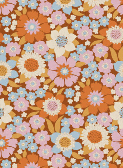 Tilda Lauren - Caramel - Wallflower - cotton