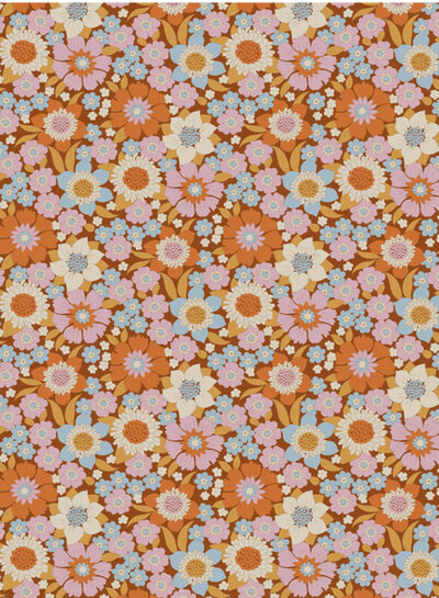 Tilda Lauren - Caramel - Wallflower - cotton