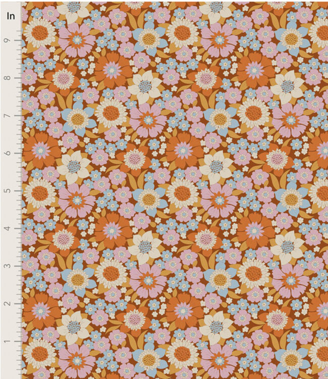 Tilda Lauren - Caramel - Wallflower - katoentje
