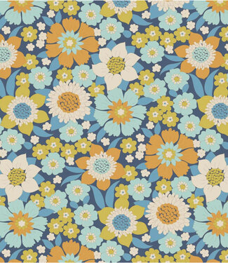 Tilda Lauren - Blue - Wallflower - cotton
