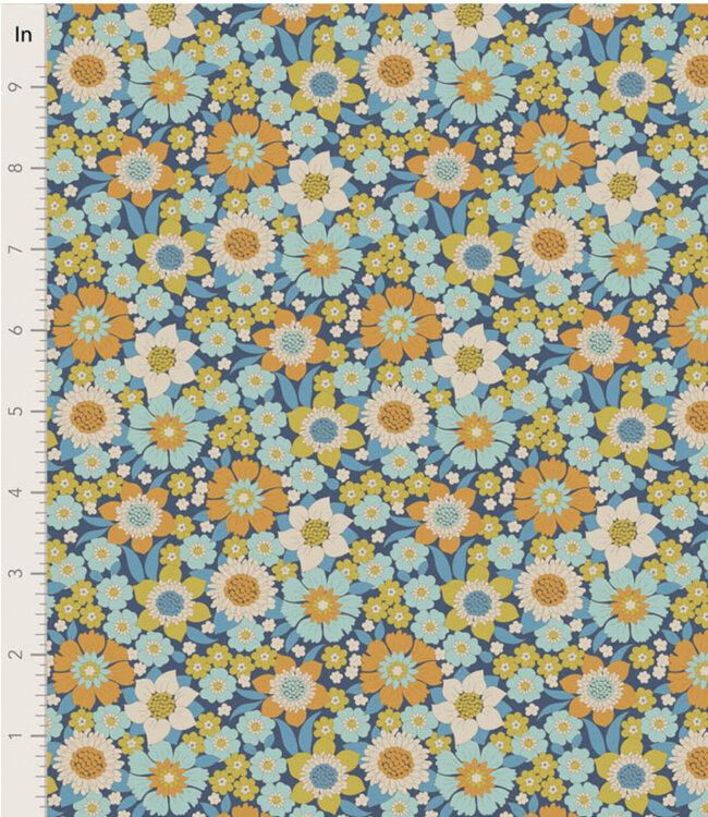 Tilda Lauren - Blue - Wallflower - katoentje