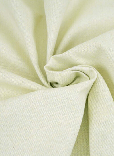 Katia fabrics recycled canvas - prachtige gemeleerde kleuren - anijsgeel