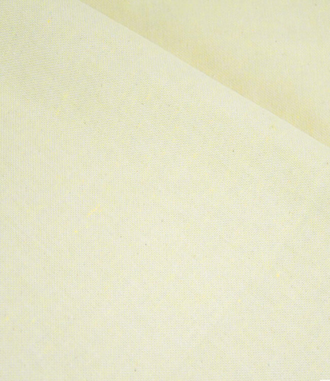 Katia fabrics recycled canvas - prachtige gemeleerde kleuren - anijsgeel