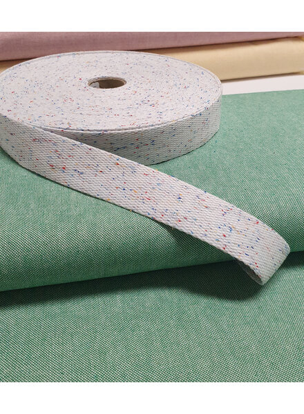 Madeline recycled canvas - prachtige gemeleerde kleuren - grasgroen