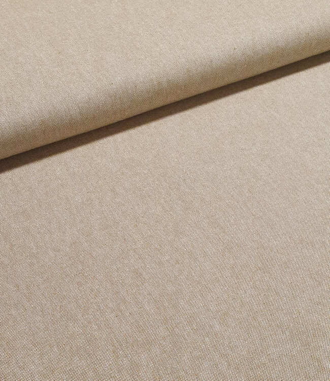 Katia fabrics recycled canvas - prachtige gemeleerde kleuren - camel