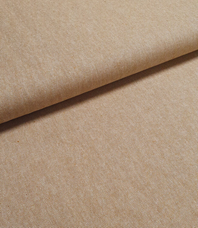 Katia fabrics recycled canvas - prachtige gemeleerde kleuren - camel