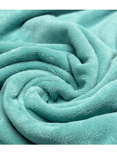 Madeline turquoise bamboe badstof