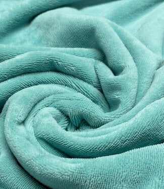 Madeline turquoise bamboo terry cloth