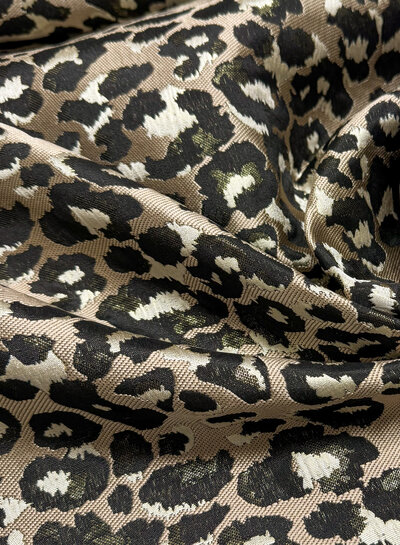 Madeline leopard - woven jacquard