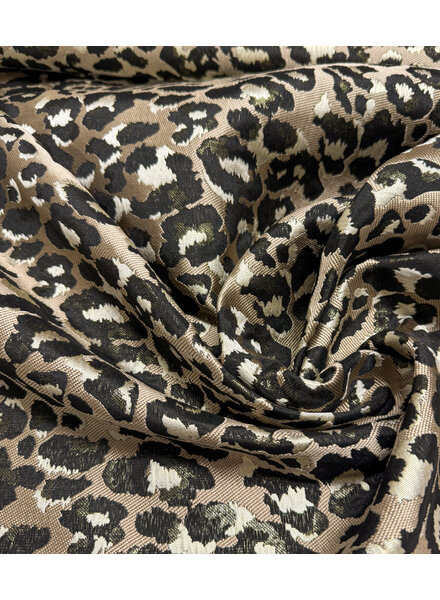 Madeline leopard - woven jacquard