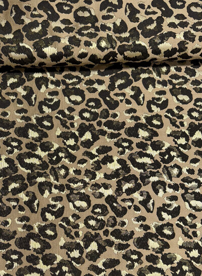 Madeline leopard - woven jacquard