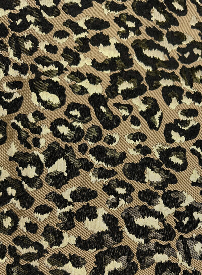 Madeline leopard - geweven jacquard