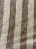 Madeline bamboo terry cloth with stripes - beige and ecru