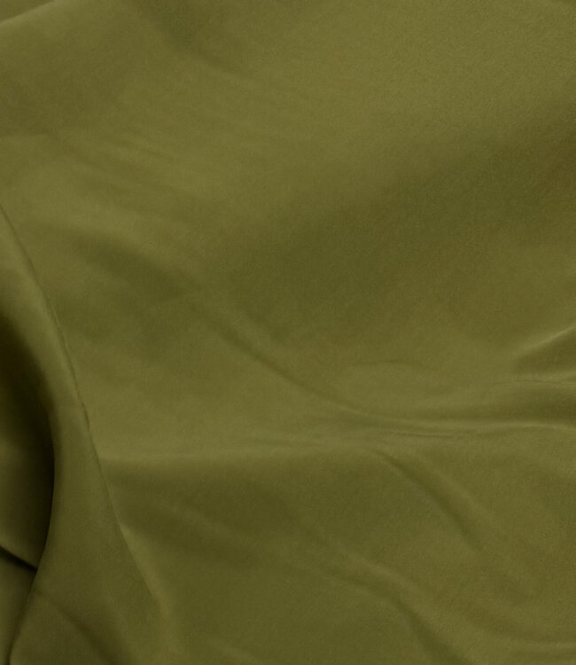 cupro touch - viscose - olijfgroen