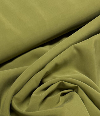 cupro touch - viscose - olive green