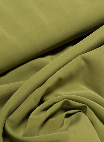 cupro touch - viscose - olive green