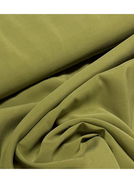 cupro touch - viscose - olijfgroen