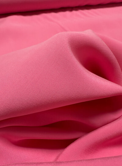cupro touch - viscose - fel roze