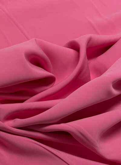cupro touch - viscose - fel roze