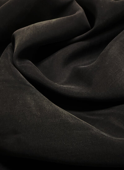 cupro touch - viscose - zwart