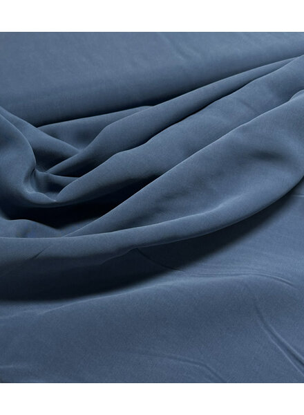 cupro touch - viscose - denim blue