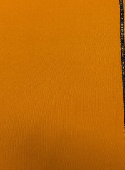 orange - woven bamboo - recycled, very soft fabric and no wrinkles