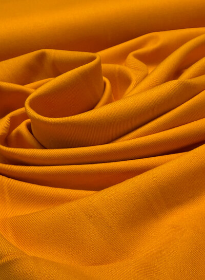 orange - woven bamboo - recycled, very soft fabric and no wrinkles
