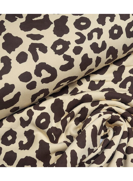 leopard bruin - zachte jogging
