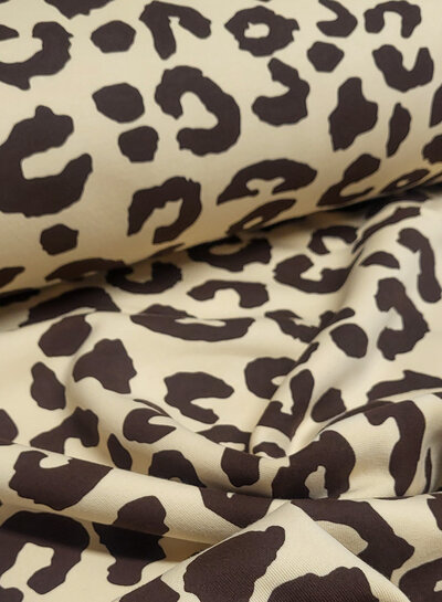 leopard brown - soft jogging