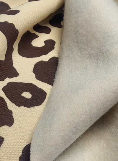 leopard bruin - zachte jogging