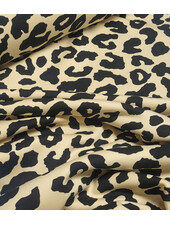 leopard zwart - zachte jogging