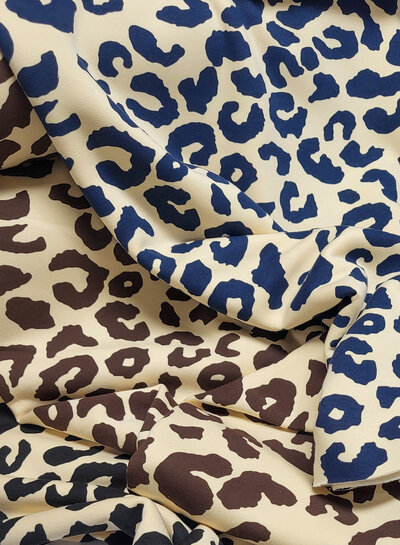 leopard zwart - zachte jogging