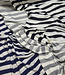 viscose tricot met platte ribbel - grijs gestreept