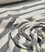 viscose tricot met platte ribbel - grijs gestreept
