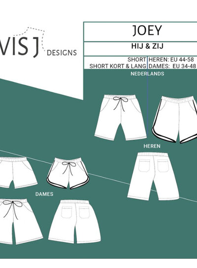Wisj patterns Joey shorts - ladies and gentlemen