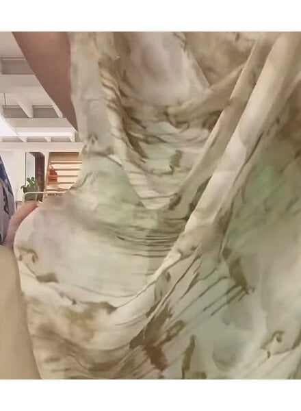 Madeline tencel voile - zijdezacht - mocha mousse en beige