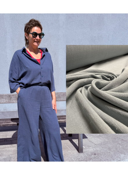 Bel'Etoile Kiki value pack - greyed mint linen viscose