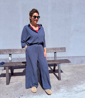 Bel'Etoile Kiki value pack - steel blue linen viscose